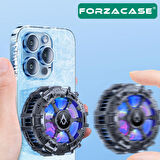 Forzacase 5000 RPM Kablolu Işıklı Manyetik Tablet ve Telefon Soğutucu Isı Önleyici Fan - FC600