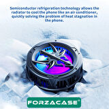 Forzacase 5000 RPM Kablolu RGB Işıklı Manyetik Tablet ve Telefon Soğutucu Isı Önleyici Fan - FC601