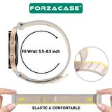 Forzacase Samsung Galaxy Watch Active R500 için Cırtlı Hasır Kumaş Kordon Kayış - FC604