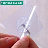 Forzacase Ultra Güçlü 5 Adet Vantuzlu Banyo Mutfak Raf Askısı - FC621