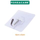 Forzacase Ultra Güçlü 5 Adet Vantuzlu Banyo Mutfak Raf Askısı - FC621