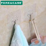 Forzacase Ultra Güçlü 5 Adet Vantuzlu Banyo Mutfak Raf Askısı - FC621
