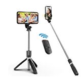 Forzacase 3 Ayak 70 cm Kamera Tripodu + Döner Başlık Telefon Tutucu - FC627