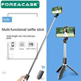 Forzacase 3 Ayak 70 cm Kamera Tripodu + Döner Başlık Telefon Tutucu - FC627