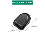 Forzacase 10’lu Vantuzlu Banyo Mutfak Raf Fotoğraf Çerçeve Askısı Kanca Tipi - FC648