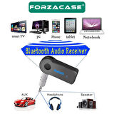 Forzacase Bluetooth Aux Müzik Alıcısı Araç Kiti Bluetooth Çevirici - FC658