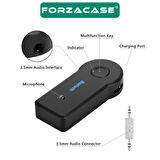 Forzacase Bluetooth Aux Müzik Alıcısı Araç Kiti Bluetooth Çevirici - FC658