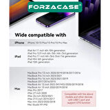 Forzacase Telefon ve Tabletler için Type-C to SD / Micro SD / TF Kart Okuyucu Adaptör - FC674