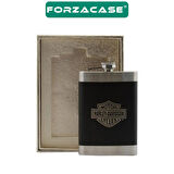 Forzacase Taşınabilir Paslanmaz Çelik İçeçek Matarası Cep Şişesi 9 oz / 270 ml - FC680