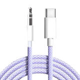 Forzacase Örgülü Type-C to 3.5 mm Aux Çevirici Ses Aktarım Kablosu 1m - FC695