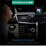 Forzacase Örgülü Type-C to 3.5 mm Aux Çevirici Ses Aktarım Kablosu 1m - FC695