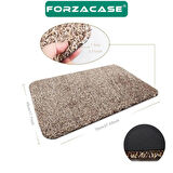 Forzacase Temiz Adım Mat Yıkanabilir Kaymaz Mikrofiber Akıllı Paspas - FC704
