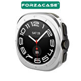 Forzacase Samsung Galaxy Watch 7 Ultra 47mm ile uyumlu Önü Açık Silikon Kılıf - FC764