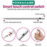 Forzacase Universal Tabletler iOS Android ile uyumlu Manyetik Aktif Stylus Dokunmatik Kalem - FC787