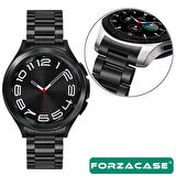 Forzacase Samsung Galaxy Watch 7 40mm ile uyumlu Metal Baklalı Kordon Kayış - FC790