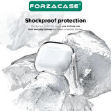 Forzacase Airpods 4 uyumlu Şeffaf Anahtar Askılıklı Bluetooth Kulaklık Kılıfı - FC792