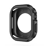Forzacase Apple Watch 10 46mm ile uyumlu Önü Açık Armor Silikon TPU Kasa Koruyucu Kılıf - FC794