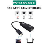 Forzacase Notebook Macbook için Type-C to RJ45 Gigabit Ethernet Adaptörü - FC824