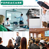 Forzacase 2.4 GHz Kablosuz Sunum Kumandası Sunum Slayt Kumandası 15 Metre Çekim Mesafeli - FC835