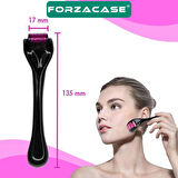 Forzacase Dermaroller 0.5 mm 540 İğneli Masaj Aleti Saç Skin Cilt Tarağı  - FC837