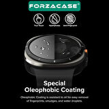 Forzacase Samsung Galaxy Watch 7 Ultra 47mm ile uyumlu Temperli Kırılmaz Cam Ekran Koruyucu FC861