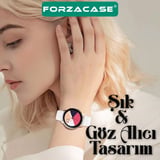 Forzacase Huawei Watch GT Runner 2 ile uyumlu Yumuşak Jel Şık Silikon Kordon Kayış - FC875