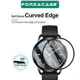 Forzacase Huawei Watch GT5 Pro 46mm ile uyumlu Silikon Kordon Kayış + Ekran Koruma Filmi - FC875