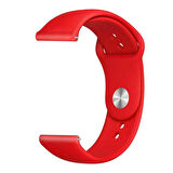 Forzacase Samsung Gear S2 / S3 / S3 Frontier ile uyumlu Silikon Kordon Kayış - FC876