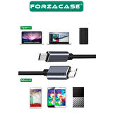 Forzacase Type-C to Micro B 3.0 Şarj ve Data Veri Kablosu 5 Gbps 5V3A 50 cm - FC884