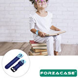 Forzacase Reeder Kiddo 2 Akıllı Çocuk Saat ile uyumlu Çift Renk Şık Silikon Kordon Kayış - FC891