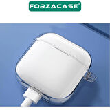 Forzacase Huawei FreeBuds SE 2 ile uyumlu Şeffaf Anahtar Askılıklı Bluetooth Kulaklık Kılıfı - FC927