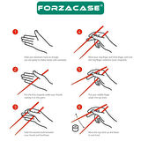 Forzacase Çok Kullanımlık Bambu Çin Çubuğu Chopsticks 24 cm 4 Adet - FC928