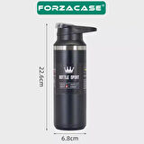 Forzacase Paslanmaz Çelik 500 ml 8 Saat Sıcak Soğuk Tutan Çay Kahve Su Termosu - FC941S