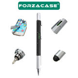 Forzacase Kutulu Su Terazili Cetvelli Tornavidalı Mühendis Kalemi Dokunmatik Touchpen - FC955
