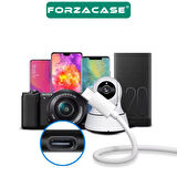 Forzacase 3A Type-C USB Şarj ve Data Kablosu 3 metre Beyaz - FC971