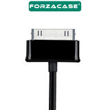 Forzacase Samsung Galaxy Tab - Tab 2 -7-8-9-10 ile uyumlu Tablet Şarj ve Data Kablosu - FC972