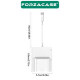 Forzacase USB 3.0 4in1 USB to SD / Micro SD / TF Kart Okuyucu Adaptör - FC973