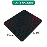 Forzacase Kaydırmaz Silikon Tabanlı Mat Mouse Pad 30 x 25 cm Altıgen Baskılı - FC986