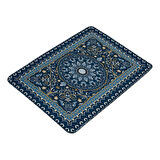 Forzacase Halı Desenli Kaydırmaz Silikon Tabanlı Mat Mouse Pad 30x25cm Model 1 - FC998