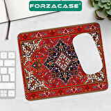 Forzacase Halı Desenli Kaydırmaz Silikon Tabanlı Mat Mouse Pad 30x25cm Model 1 - FC998