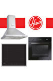 Hoover Canddy Elektrikli Turbolu Siyah Cam 3'Lü Ankastre Set (Hch6Mxtk-Hh64Fc-fcp405n/e)
