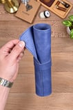 Hakiki Deri Mousepad – Lacivert Renk Ofis Kullanımı İçin