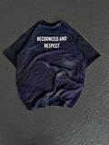 FD GİYİM Unisex Bisiklet Yaka Baskılı Oversize T-Shirt - Siyah