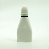 50 ADET BOŞ PLASTİK DAMLALIK, 35 ML, ÜÇGEN MODEL, BEYAZ