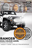 Ranger 6.5'' Angellı 60W 14 Led Turuncu Beyaz DRL Mercek Far rFRGH