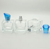20 ADET BOŞ CAM PARFÜM ŞİŞE, 80 ML, DOLGULU KÜP MODEL, ŞEFFAF