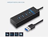  4 Port USB 3.0 Hub Bilgisayar Çoklayıcı Tüm Cihazlara Uyumlu