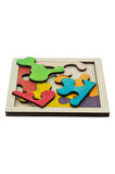 Ahşap Kare 8 Parçalı Puzzle