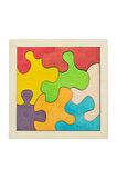 Ahşap Kare 8 Parçalı Puzzle