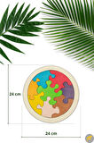Ahşap Dairesel 8 Parçalı Puzzle